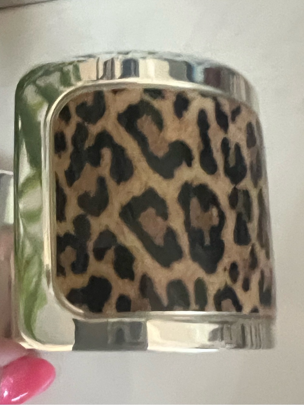 NWT BRIGHTON LEOPARD ANIMAL PRINT CATWALK POP APPEAL CUFF BRACELET - Picture 2 of 6